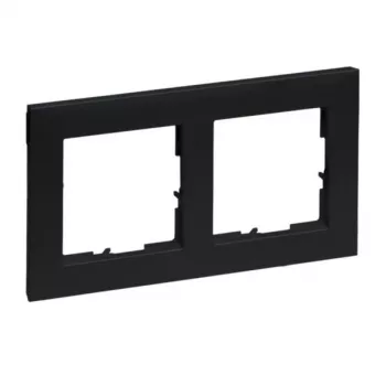 Legrand 765372 Placa embellecedora/tapa de interruptor negra