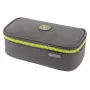 Estuche Herlitz beatBox ABC poliéster gris amarillo 225x120x70mm