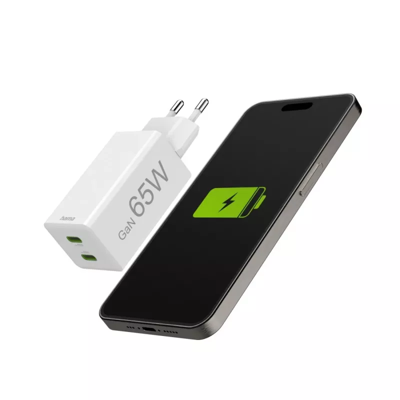 Hama 00201994 cargador móvil portátil, smartphone, tablet blanco AC carga rápida interior