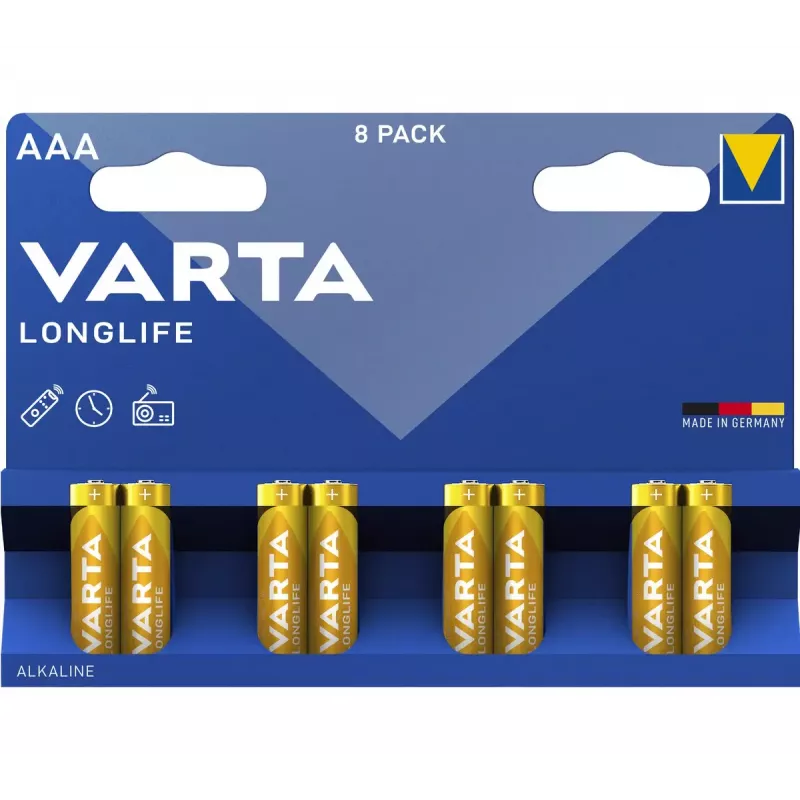 Pila desechable Varta 04103 AAA alcalina 44,5 mm 11,3 g