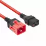 ACT Cable de alimentación C19 IEC Lock - C20 IEC Lock Dual Locking rojo 2 m, PC3637