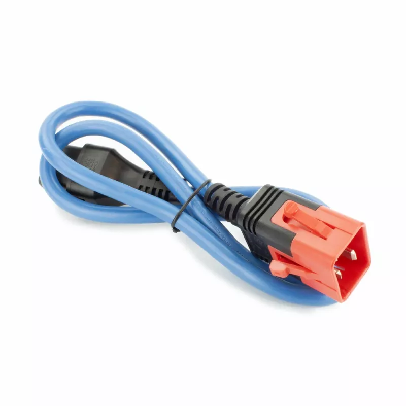 ACT Cable de alimentación C19 IEC Lock - C20 IEC Lock Dual Locking azul 1 m, PC3634