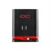 Regleta de enchufes Olympia SW 1000 con 3 tomas, cable de 1,5 m, 230 V, 16 A, negro/rojo