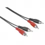 Hama 00205085 Cable de audio 1,5 m 2 x RCA Negro