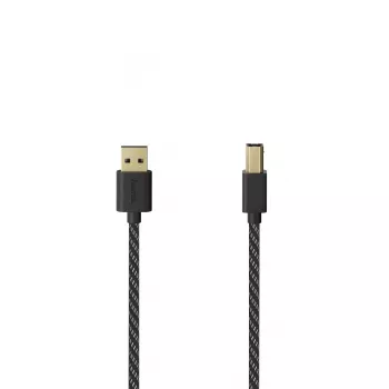 Hama 00201001 Cable USB USB 2.0 1,5 m USB A USB B Negro, plateado
