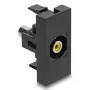 DeLOCK Easy 45 Toma de conexión RCA negra amarilla conector hembra conector hembra