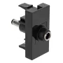 DeLOCK Easy 45 Toma de corriente DC negra conector hembra conector macho 45mm