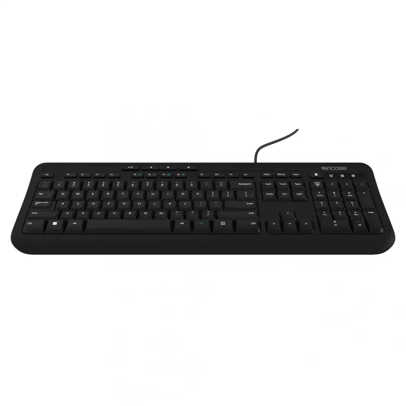 Incase Designed by Microsoft Teclado Wired-600, con cable, USB, QWERTZ, alemán, negro, universal