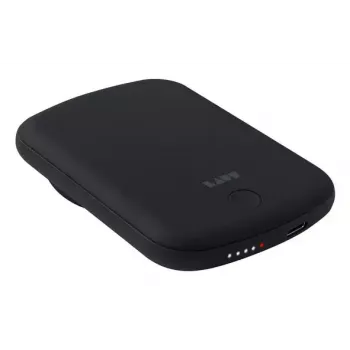 Batería externa LAUT PW02 5000 mAh carga inalámbrica negra