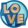 Pin LAUT MAGMOJI Aqua/Amarillo pin de tela y peluche, 1 ud.