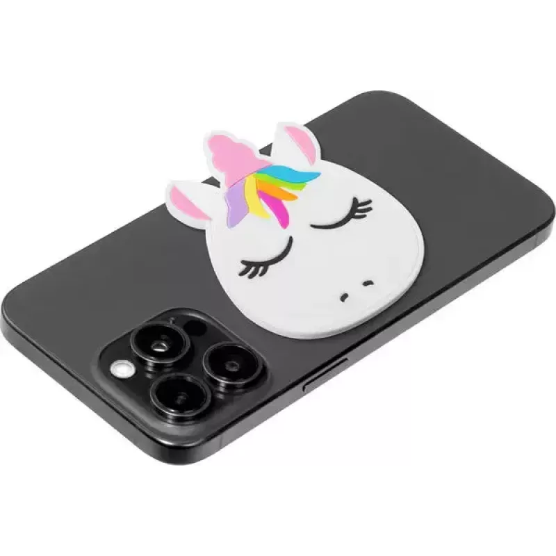 Pin LAUT MAGMOJI — pegatina decorativa de PVC en blanco, compatible con MagSafe