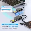 Lector de tarjetas Equip 245461 USB 3.2 Gen 2 Type-C negro CFexpress 2.0