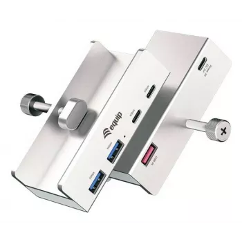 Equip 128967 hub de interfaces USB 3.2 Gen 1 (3.1 Gen 1) Type-A 5000 Mbit/s aluminio