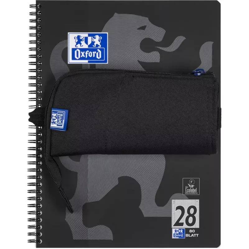 Estuche blando Oxford 400183590 negro 220x70x90 mm