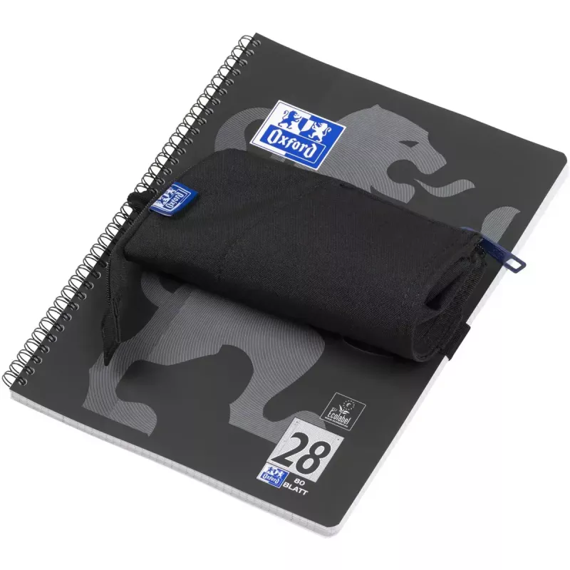 Estuche blando Oxford 400183590 negro 220x70x90 mm