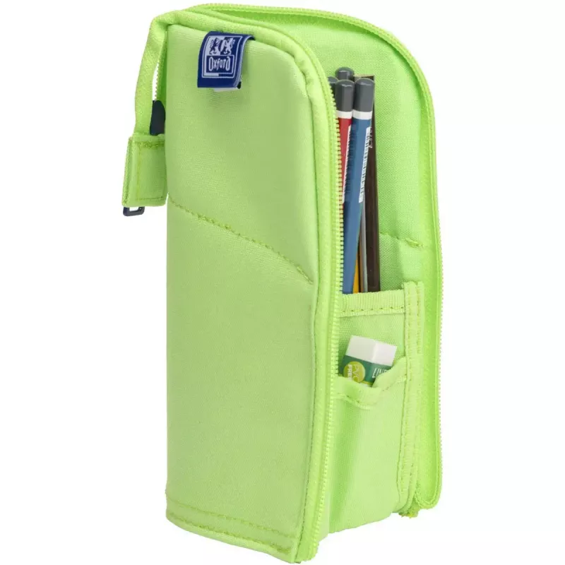 Estuche blando Oxford 400183591 verde 220x70x90 mm