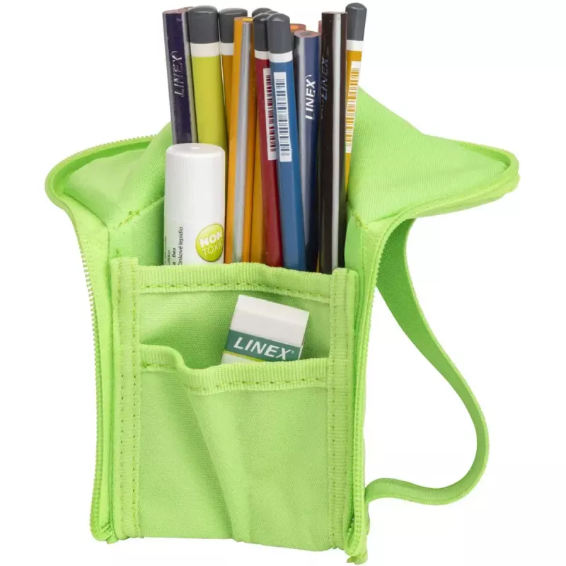 Estuche blando Oxford 400183591 verde 220x70x90 mm