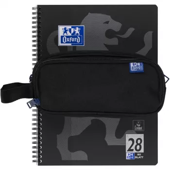 Estuche blando Oxford 400183523 negro 220x70x90 mm