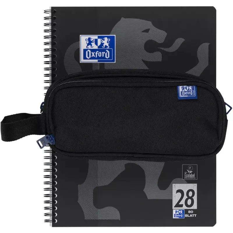 Estuche blando Oxford 400183523 negro 220x70x90 mm