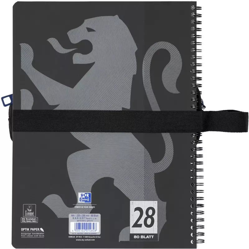 Estuche blando Oxford 400183523 negro 220x70x90 mm