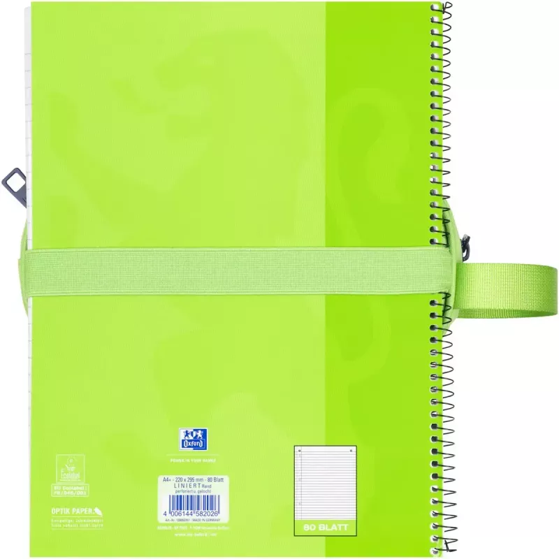 Estuche blando Oxford 400183525 verde 220x70x90 mm