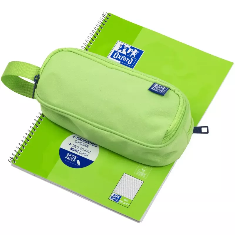Estuche blando Oxford 400183525 verde 220x70x90 mm