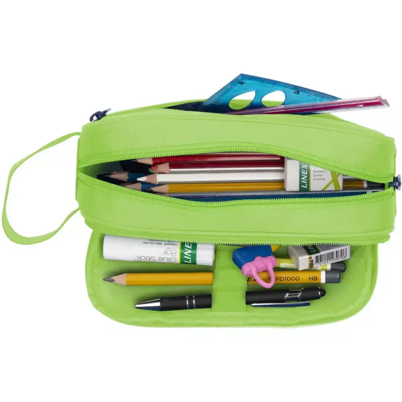 Estuche blando Oxford 400183525 verde 220x70x90 mm