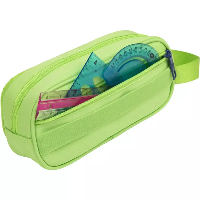 Estuche blando Oxford 400183525 verde 220x70x90 mm