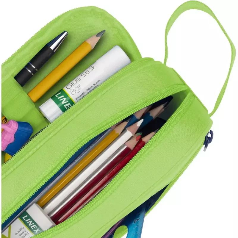 Estuche blando Oxford 400183525 verde 220x70x90 mm