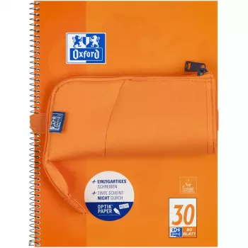Estuche blando Oxford 400183528 naranja 220x70x90 mm
