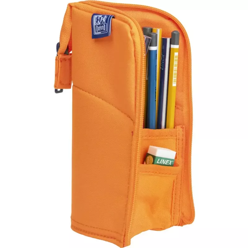 Estuche blando Oxford 400183528 naranja 220x70x90 mm