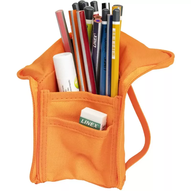 Estuche blando Oxford 400183528 naranja 220x70x90 mm