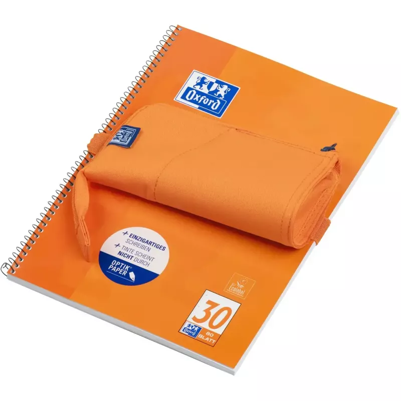 Estuche blando Oxford 400183528 naranja 220x70x90 mm