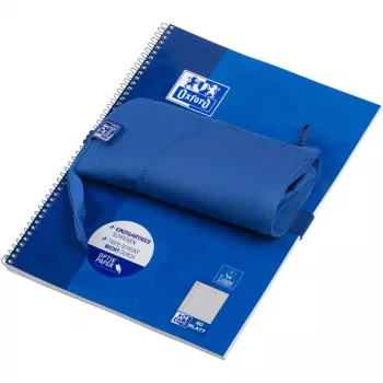 Estuche blando Oxford 400183529 azul 220x70x90 mm