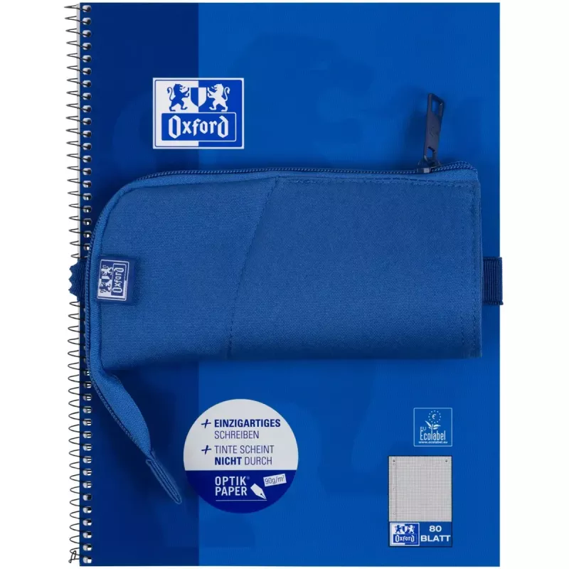 Estuche blando Oxford 400183529 azul 220x70x90 mm