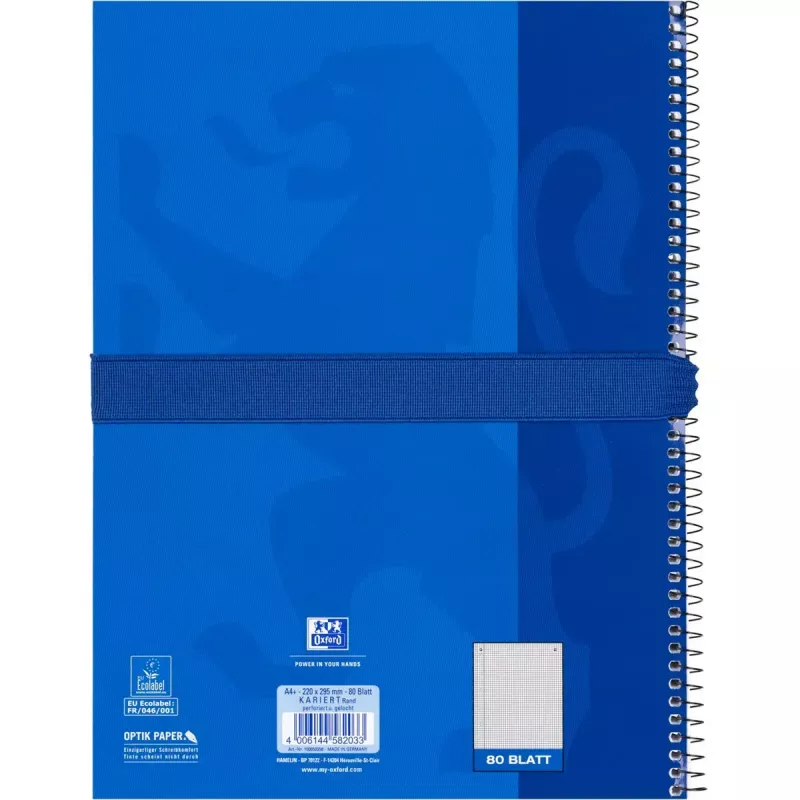 Estuche blando Oxford 400183529 azul 220x70x90 mm
