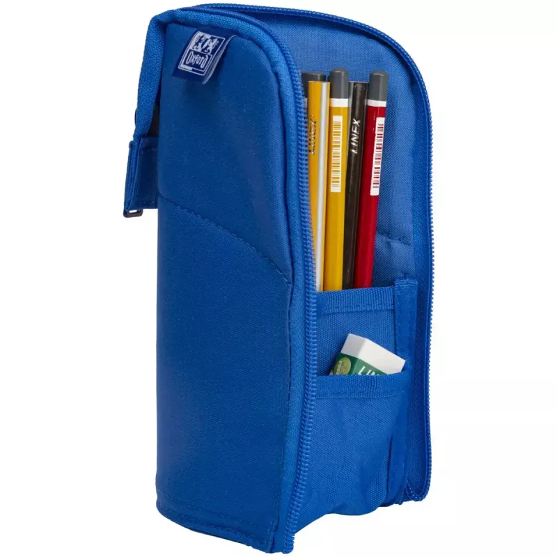 Estuche blando Oxford 400183529 azul 220x70x90 mm