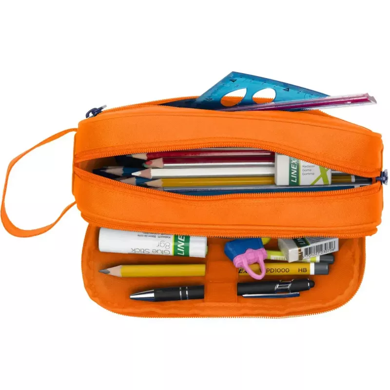 Estuche blando Oxford 400183506 naranja 220x70x90 mm