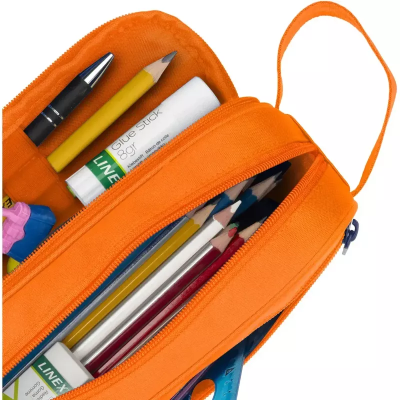 Estuche blando Oxford 400183506 naranja 220x70x90 mm