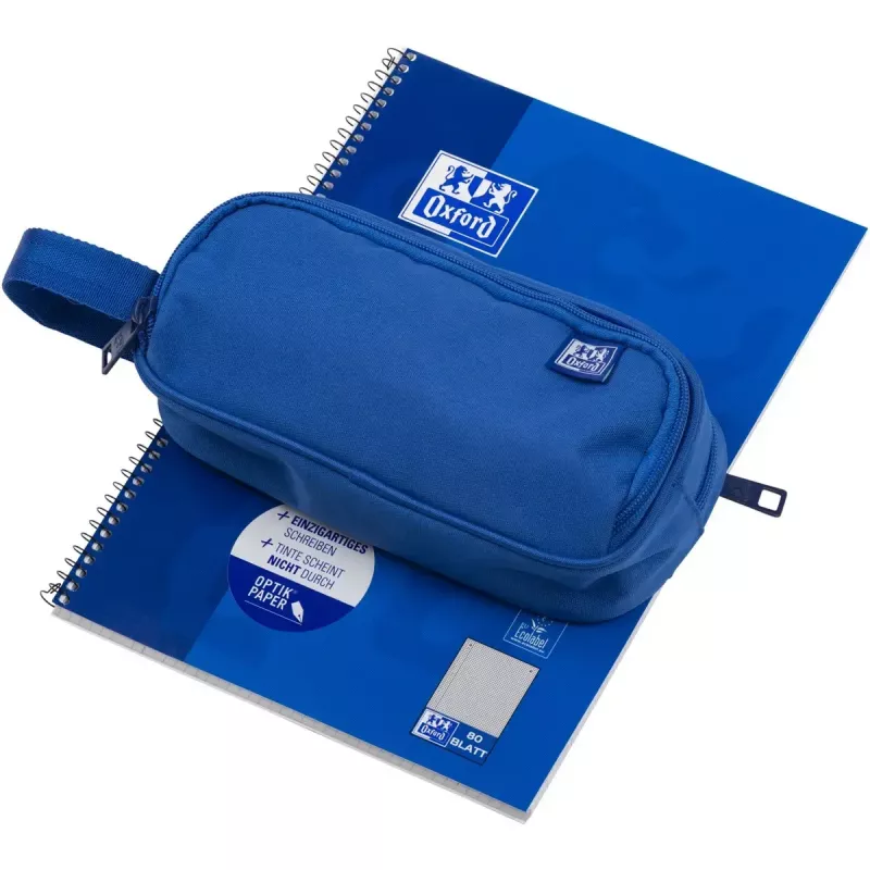 Estuche blando Oxford 400183522 azul 220x70x90 mm