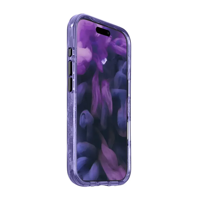 Funda LAUT CRYSTAL MATTER iPhone 17 16 cm violeta transparente