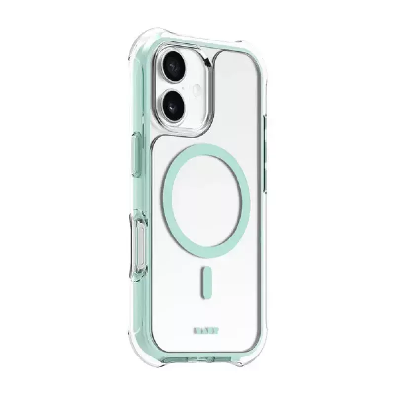 Funda para móvil LAUT AERO PROTECT menta transparente para iPhone 17