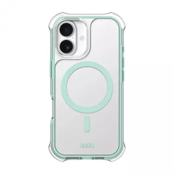 Funda para móvil LAUT AERO PROTECT menta transparente para iPhone 17
