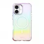 Funda LAUT AERO HOLO iPhone 17 16 cm transparente perlada