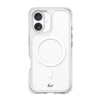 Funda LAUT AERO SPARKLE iPhone 17 16 cm plateada transparente