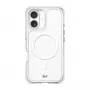 Funda LAUT AERO SPARKLE iPhone 17 16 cm plateada transparente