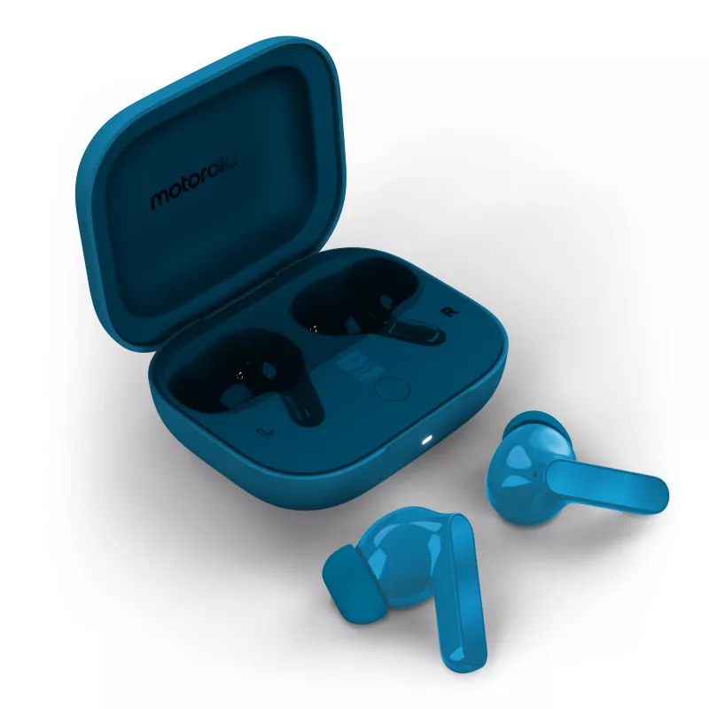Auriculares Motorola Moto Buds Bass True Wireless Stereo (TWS) in-ear llamadas/música Bluetooth azul
