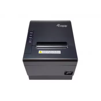 Impresora térmica de recibos EQUIP 58/80 mm con cortador automático, USB/Ethernet/Serie, cajón portamonedas, 203x203 DPI