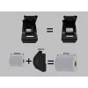 Impresora térmica de recibos EQUIP 58/80 mm con cortador automático, USB/Ethernet/Serie, cajón portamonedas, 203x203 DPI