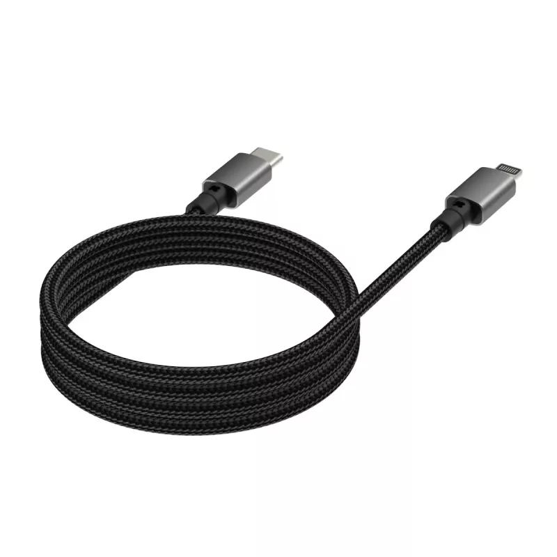 Vision TC 1MLTGMAG/BL cable Lightning magnético, 1 m, negro